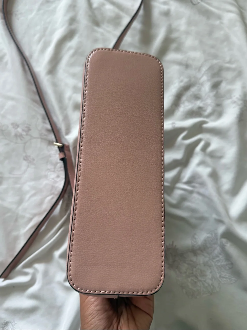Kate Spade New York | Cameron Street Hilli Crossbody in Warm Vellum pink leather